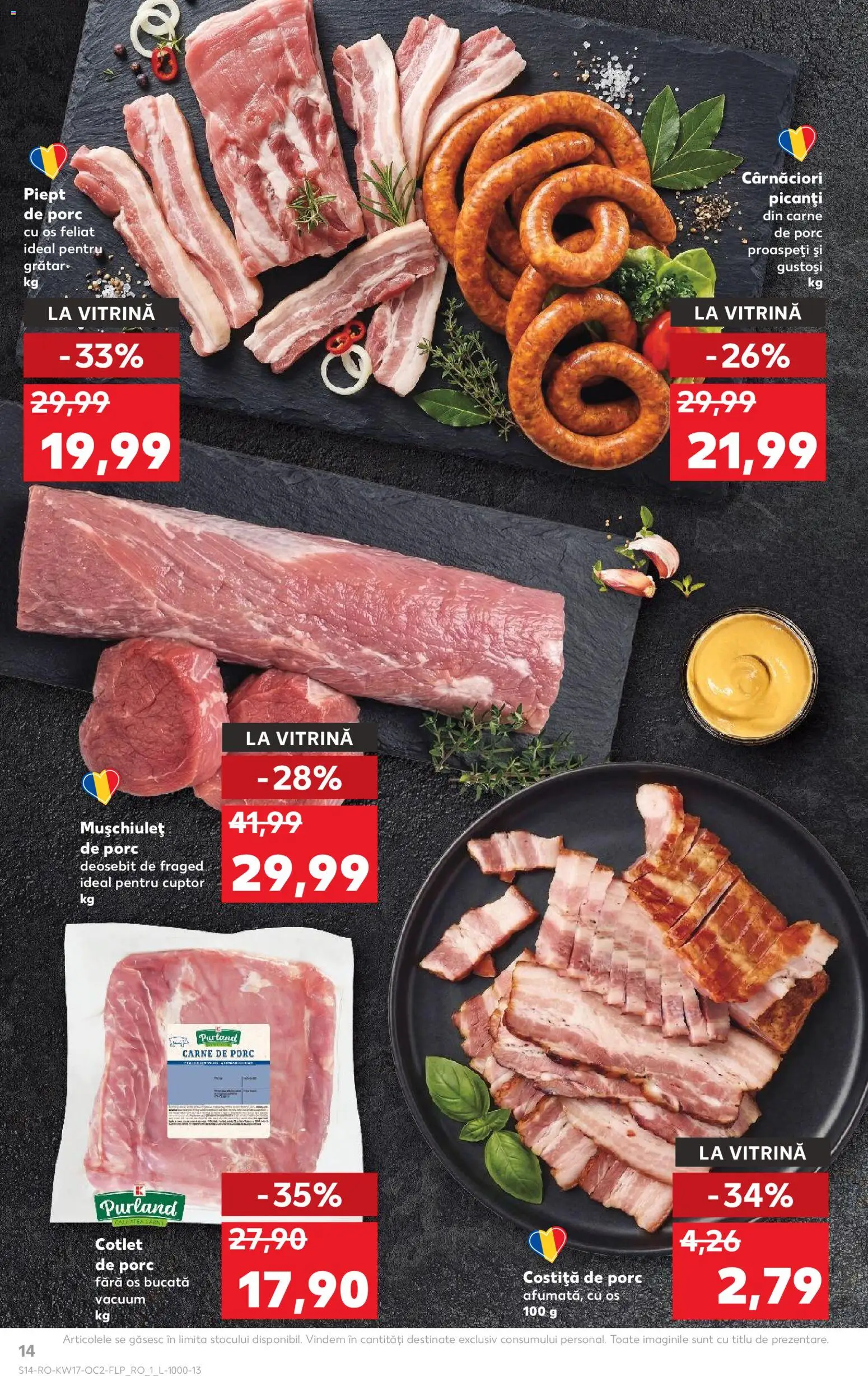 Noul catalog Kaufland – valabil de la 22.04.2026 | Pagină: 14 | Produse: Cuptor, Lait de coco, Vitrină, Carne De Porc