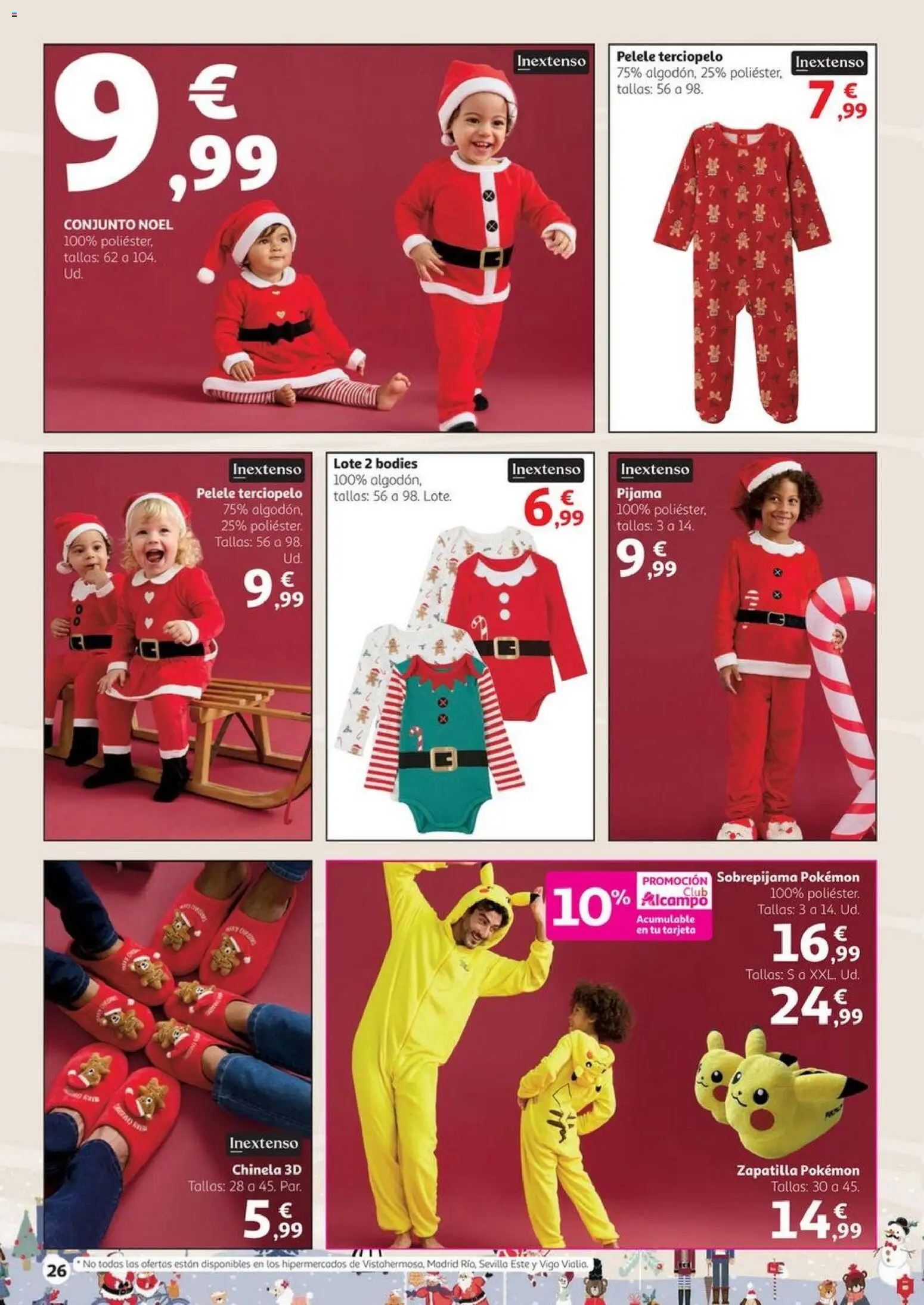 Alcampo - Decoració Nadal HG Cat │ válido desde el 06.11.2025 | Página: 26 | Productos: Pijama