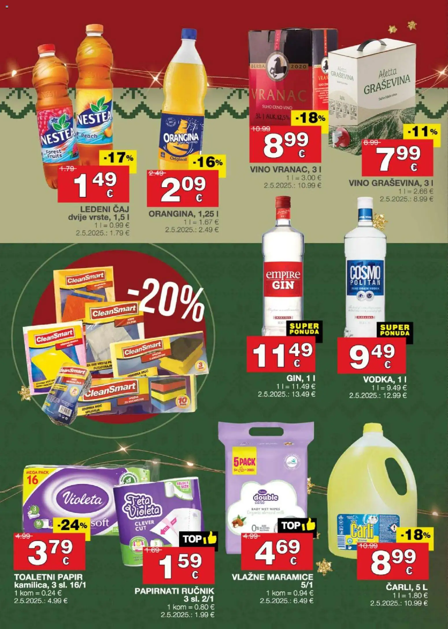 Stanić Diskont katalog | vrijedi od 27.11.2025 | Stranica: 10 | Proizvodi: Ledeni čaj, Čaj, Toaletni papir, PC
