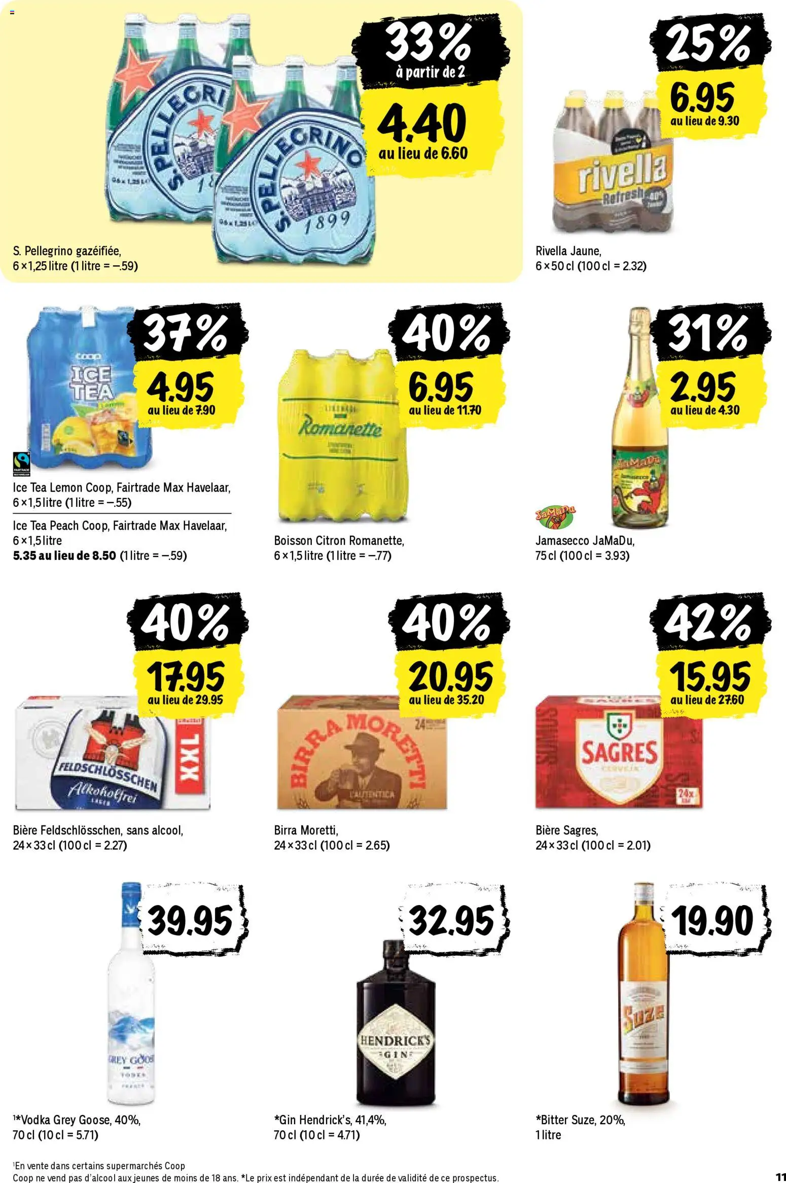 Coop aktionen FR – gültig ab 26.03.2026 | Seite: 11 | Produkte: Gin