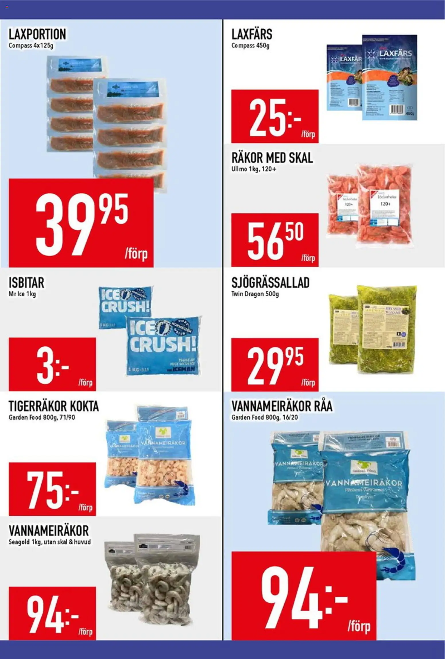 Matdax reklamblad aktuell från 30.03.2026 | Sida: 18 | Produkter: Räkor