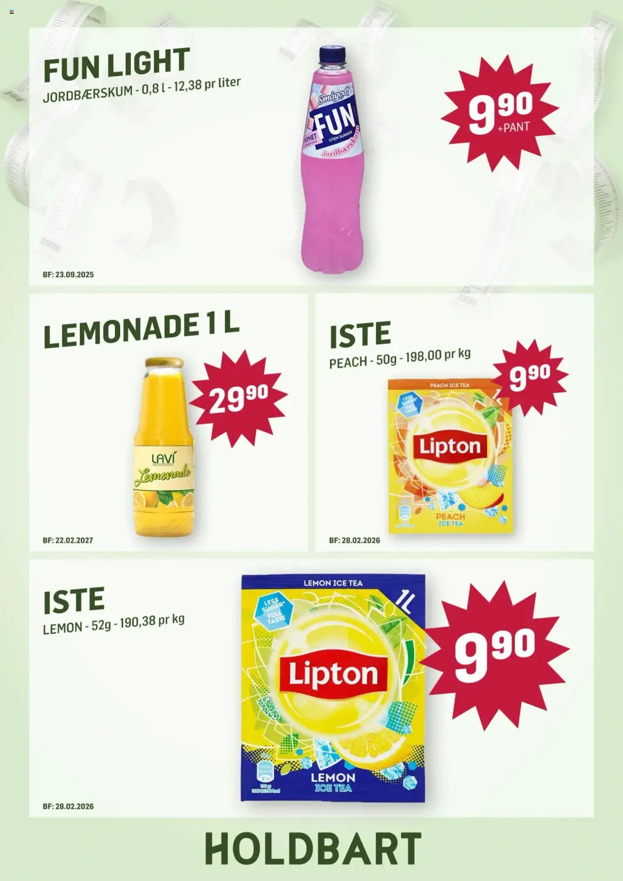 {H1} | Side: 9 | Produkter: Sukker, Smågodt, Суміш дитяча, Iste