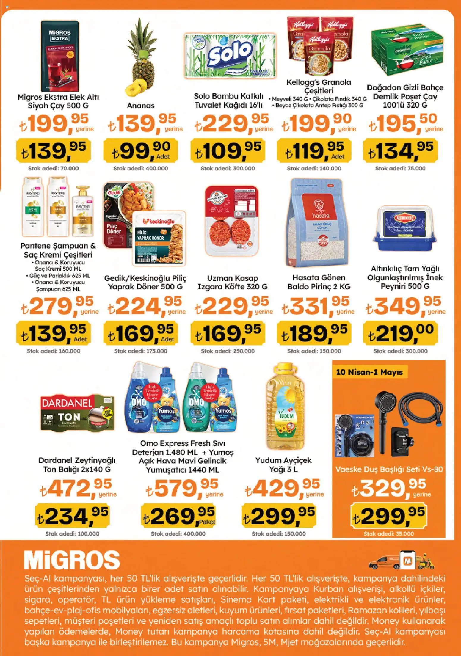 Migros Katalog - 5M Migroskop Dijital - 16.04.2026 tarihinden itibaren geçerlidir | Sayfa: 11 | Ürünler: Döner, Şampuan, Çikolata, Izgara köfte