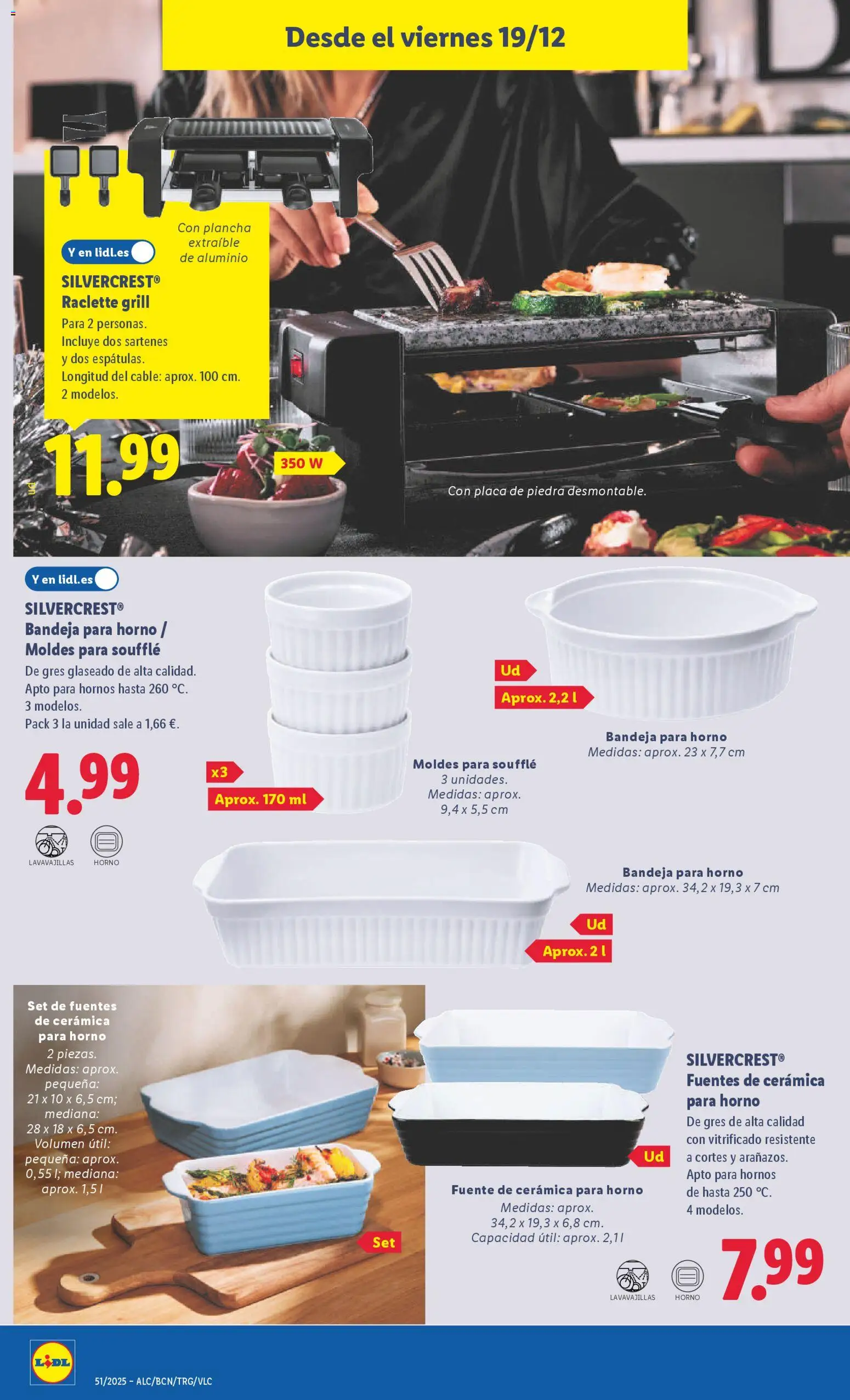 Lidl folleto de bazar │ válido desde el 15.12.2025 | Página: 28 | Productos: Cable, Horno, Κιτ fondue, Plancha