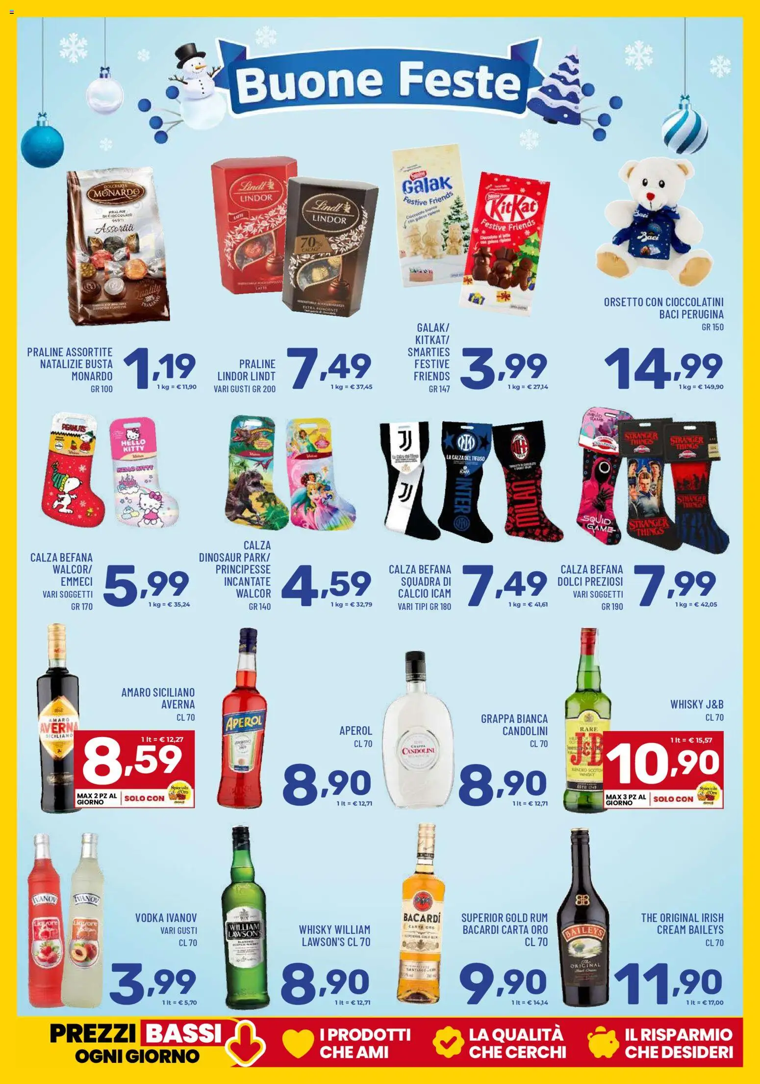 Volantino Il Centesimo del 18.12.2025 | Pagina: 3 | Prodotti: Cioccolato, The, Cioccolatini, Grappa