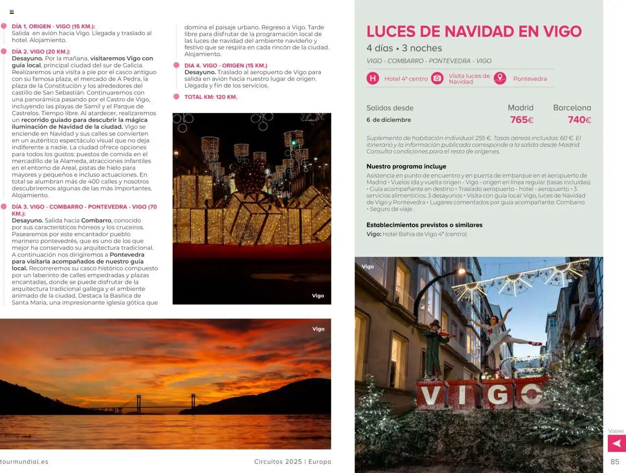 Viajes El Corte Inglés Circuitos exclusivos │ válido desde el 01.05.2025 | Página: 85 | Productos: Ηλεκτρονικα ειδη, Galette de chaise
