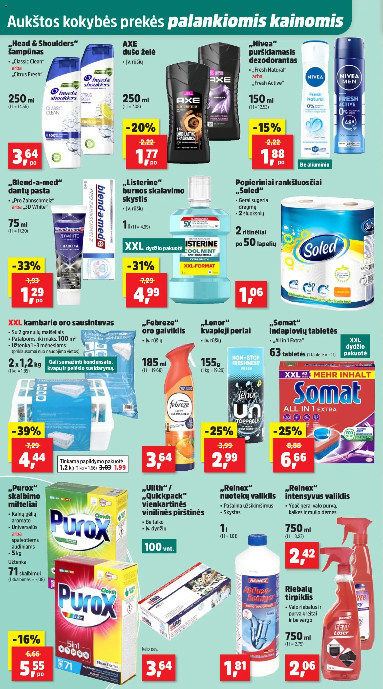 Thomas Philipps akcijos nuo 17.02.2026 | Puslapis: 6 | Prekių: Šampūnas, Dušo želė, Dezodorantas, Pirštines