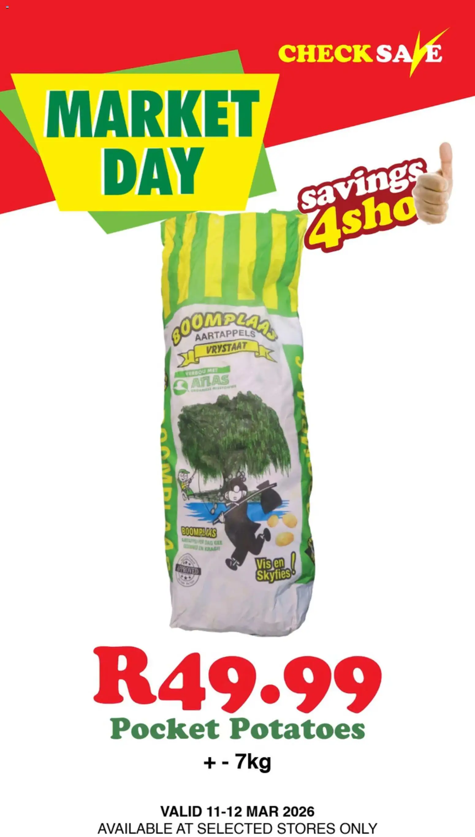 New Check Save catalogue – valid from 11.03.2026 | Page: 3 | Products: Potatoes