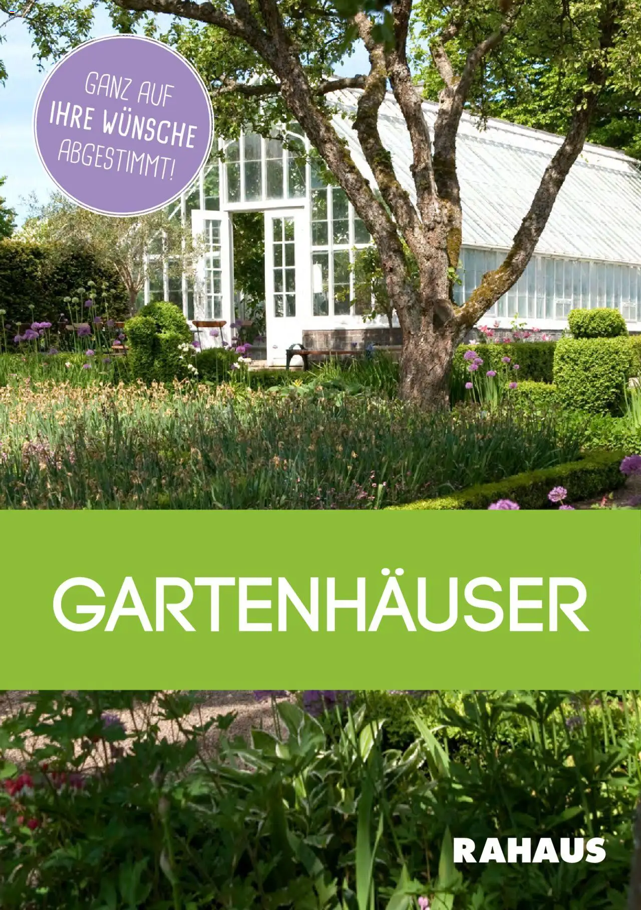 Rahaus Prospekt Gartenhäuser - gültig ab dem 01.09.2022 | Seite: 1