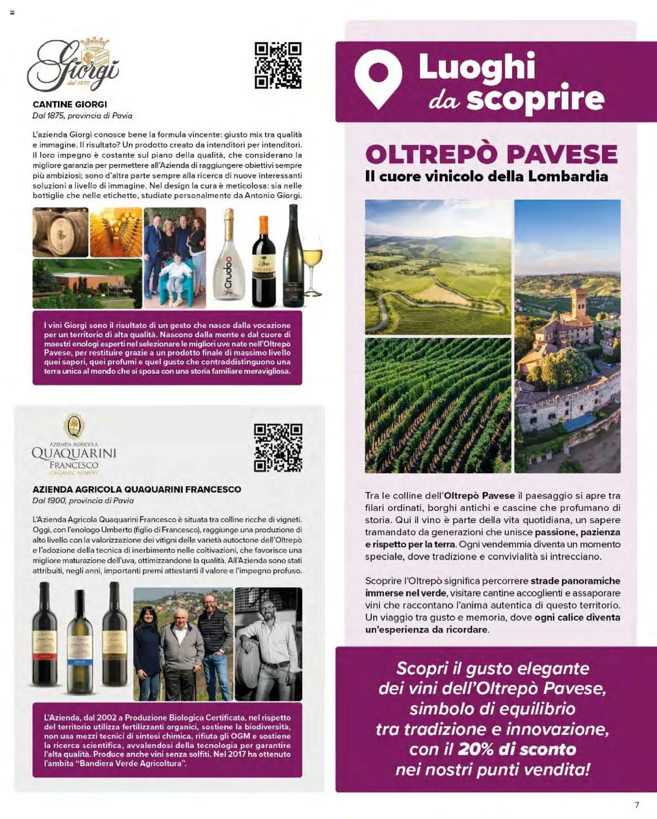 Volantino COOP del 08.09.2025 | Pagina: 7 | Prodotti: Calice, Vino, Terra