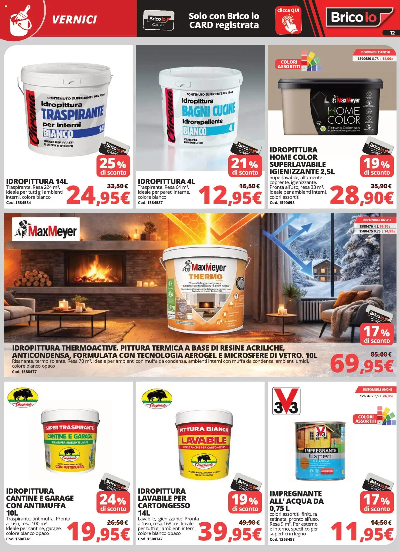 Volantino Brico io del 02.04.2026 | Pagina: 12 | Prodotti: Cucine, Acqua, Impregnante, Pittura