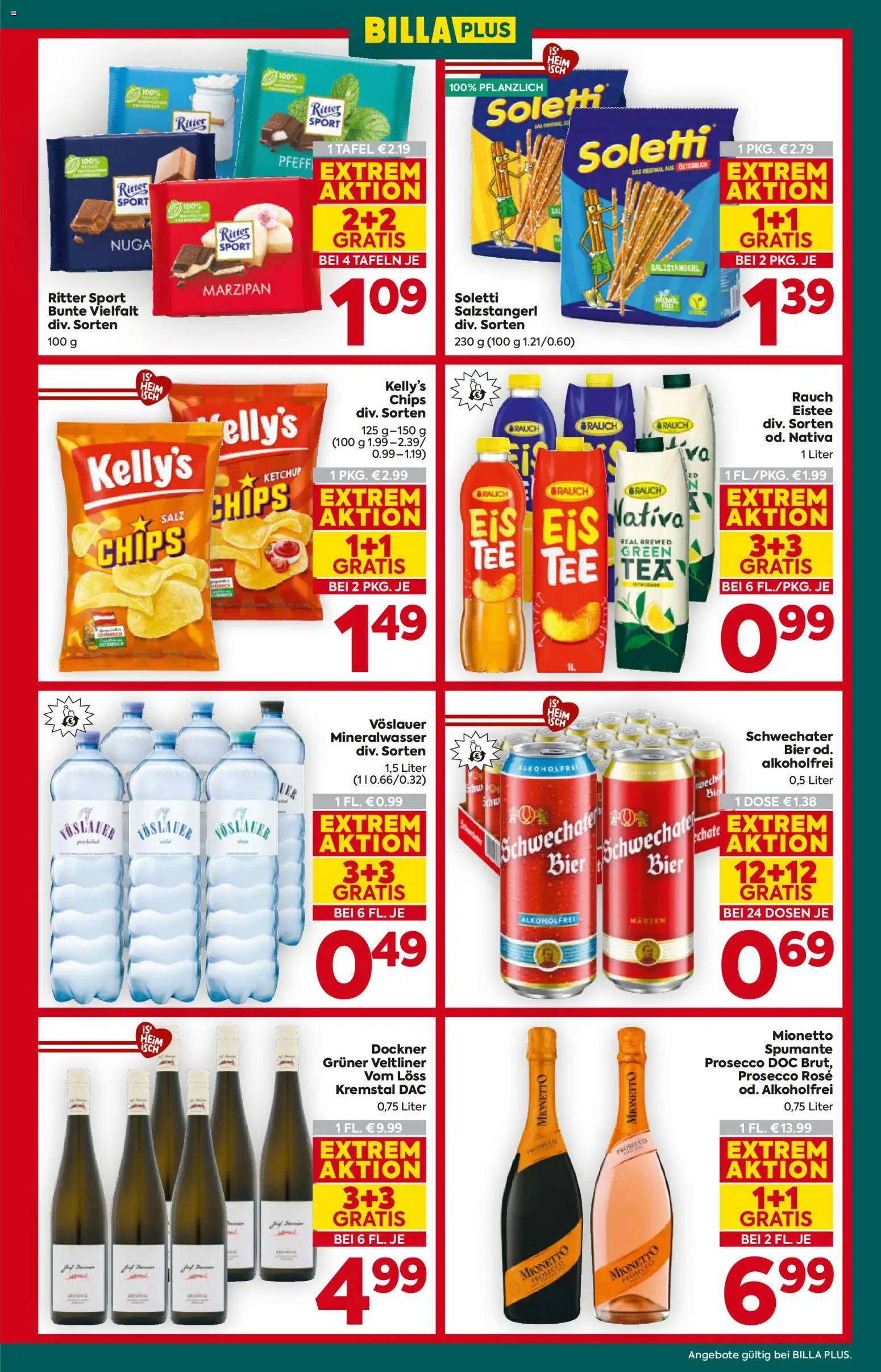 Billa Plus Flugblatt gültig ab 19.02.2026 | Seite: 5 | Produkte: Chips, Ketchup, Salz, Bier
