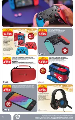 Auchan - Hipermarket gamer ajánlataink - amely érvényes a következő dátumtól: 20.11.2025 | Oldal: 4