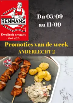 Renmans folder / publicité - Voorbeeld van een folder van Renmans, geldig van 05.09.2025