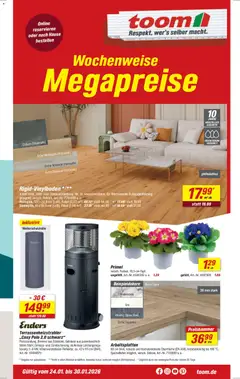 Toom Baumarkt Prospekt 	 ab 24.01.2026 gültig