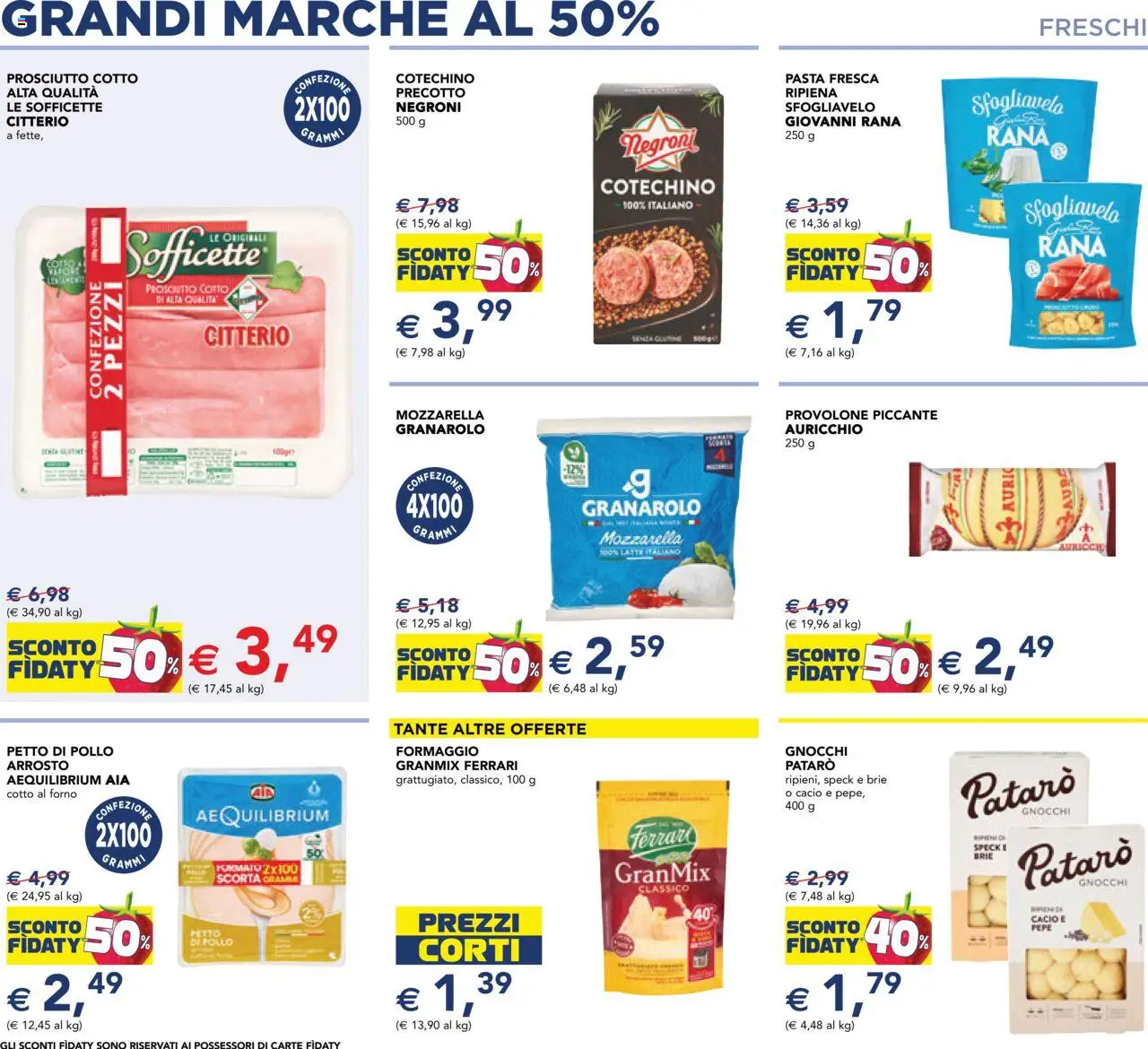 Volantino Esselunga S del 09.10.2025 | Pagina: 4 | Prodotti: Speck, Petto di Pollo, Provolone, Forno