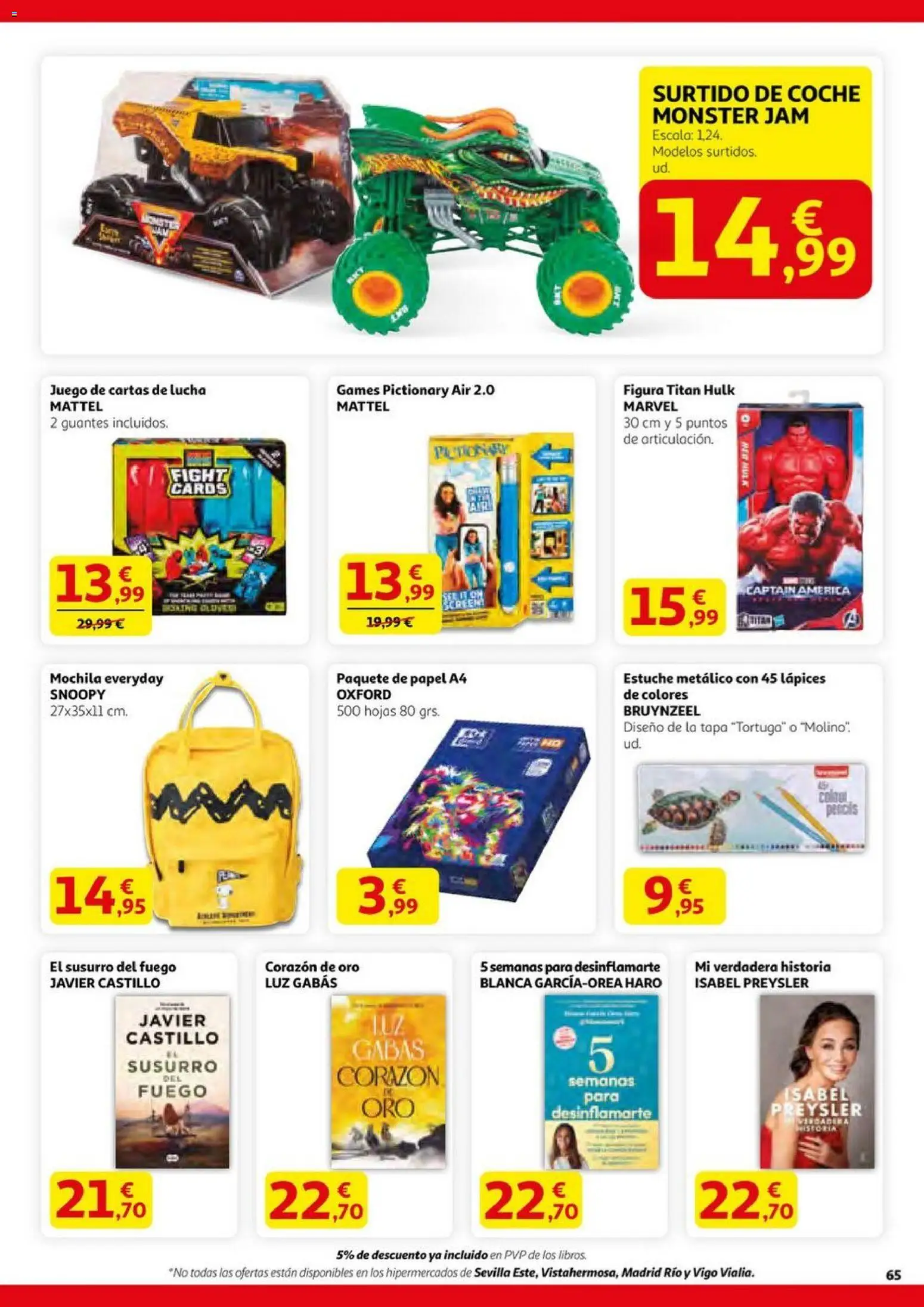Alcampo - HG Pio XII Unificado  │ válido desde el 23.10.2025 | Página: 65 | Productos: Mochila, Guantes