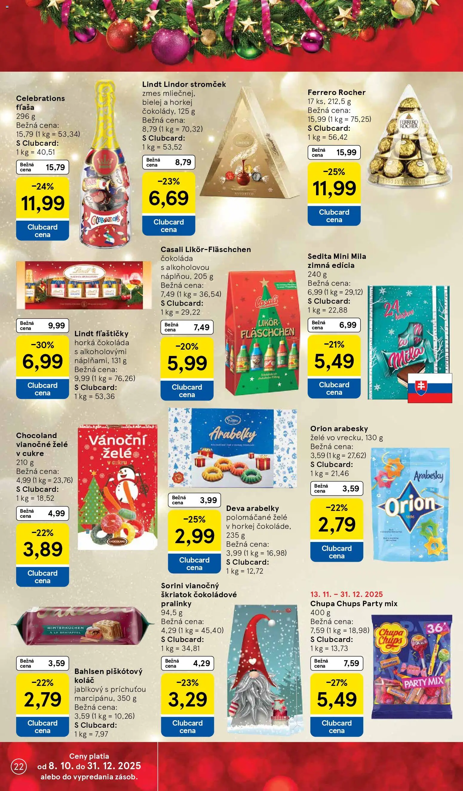 Nové Tesco akcie – leták je platný od 03.12.2025 | Strana: 22