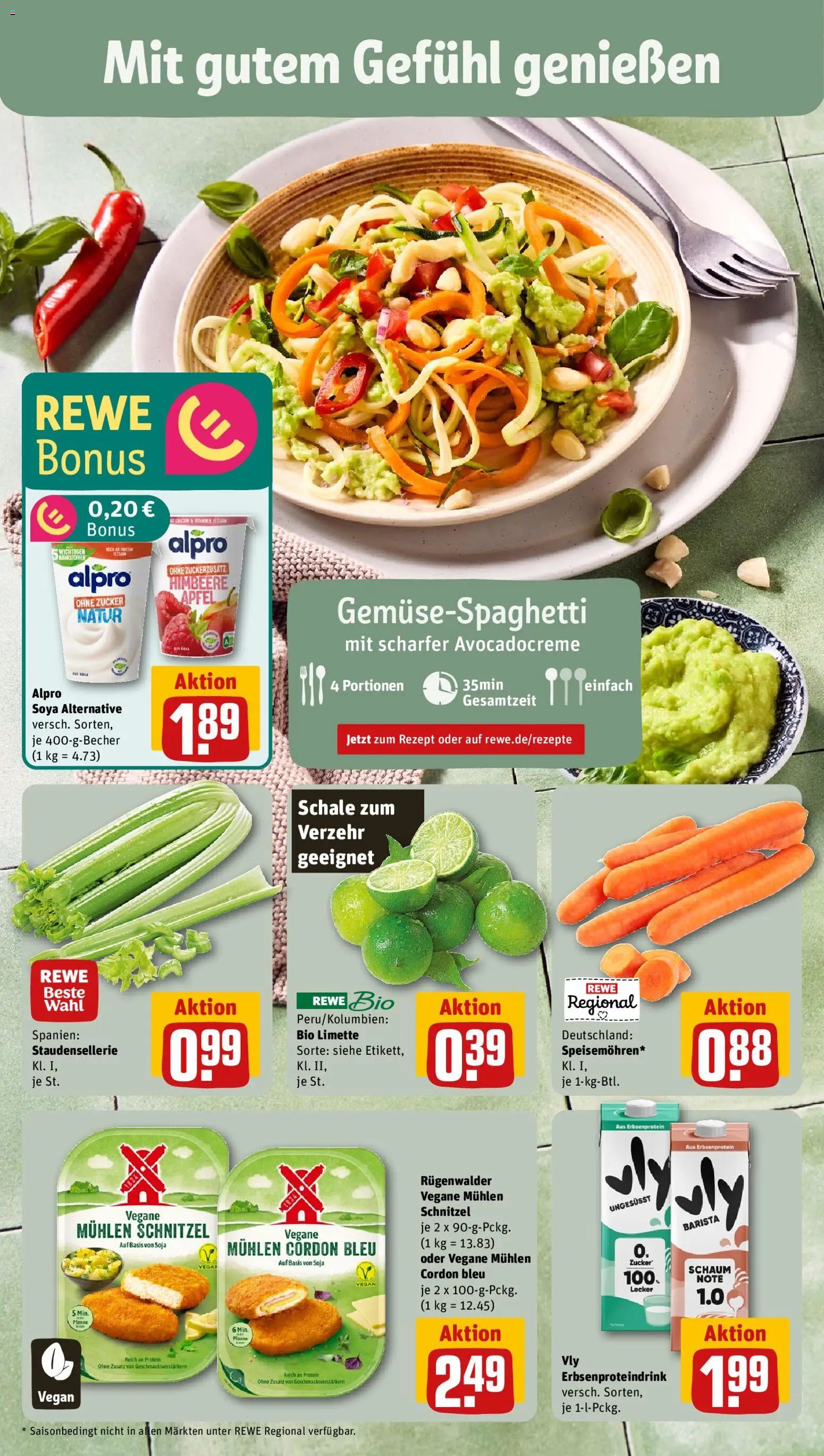 Rewe ihr Kaufpark Prospekt 	 – gültig ab 07.04.2026 | Seite: 16 | Produkte: Alpro, Zucker, Limette, Himbeere