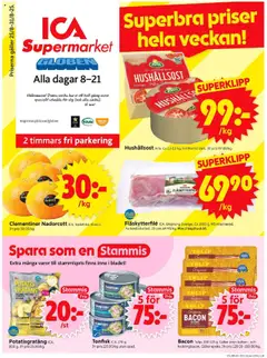 ICA Supermarket - Stockholm Globen - Förhandsvisning av reklamblad från butik ICA Supermarket aktuell från 25.08.2025