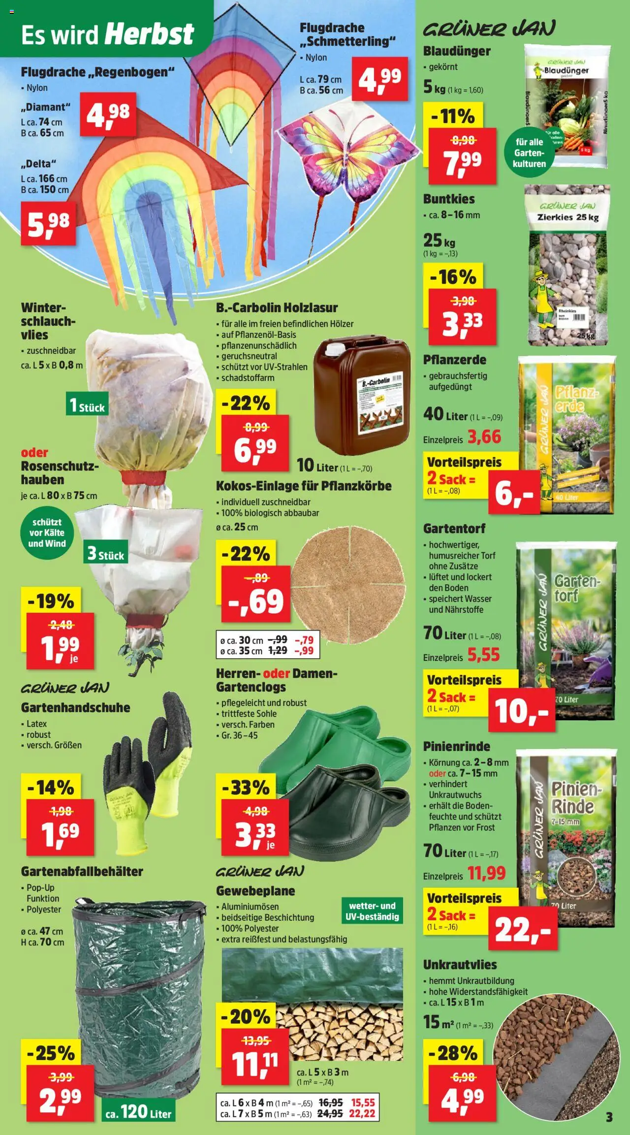 Thomas Philipps Prospekt – gültig ab 15.09.2025 | Seite: 3 | Produkte: Pflanzerde, Wasser