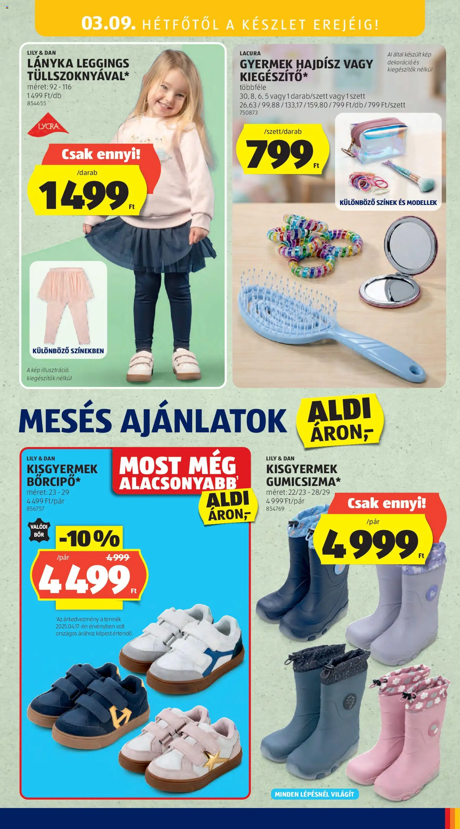 Aldi akciós ujság - amely érvényes a következő dátumtól: 05.03.2026 | Oldal: 86 | Termékek: Dekoráció, Leggings