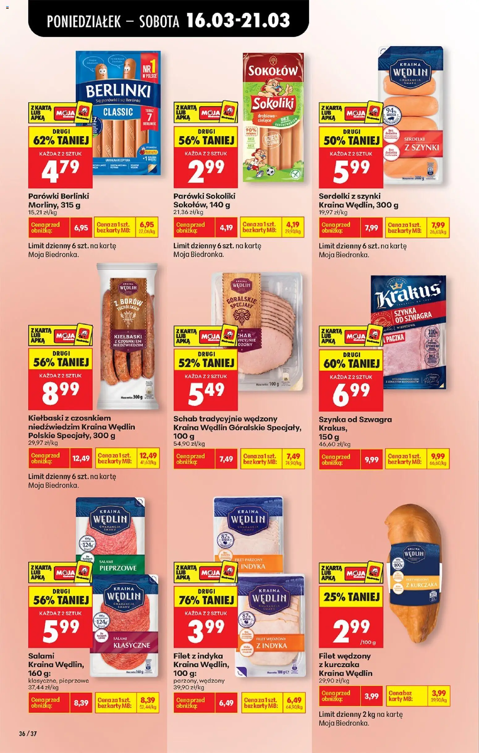 Biedronka Polsko leták od 16.03.2026 | Strana: 44 | Produkty: Filet, Karty