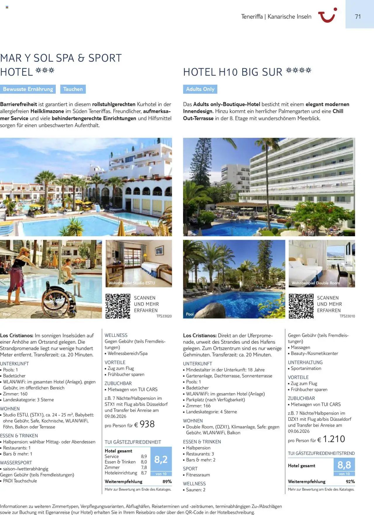 TUI Prospekt Kanaren, Kapverden & Senegal 2025/26	  – gültig ab 01.11.2025 | Seite: 71 | Produkte: Babybett