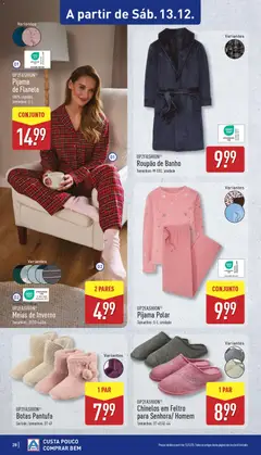 Pré-visualização Aldi folheto válido de 08.12.2025 | Página: 28 | Produtos: Botas, Chinelos, Banho, Meias