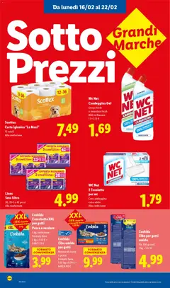 Anteprima del volantino Wc Net Candeggina Gel, Ocean fresh o mountain fresh 800 ml flacone valido a partire dal 16.02.2026 | Pagina: 8