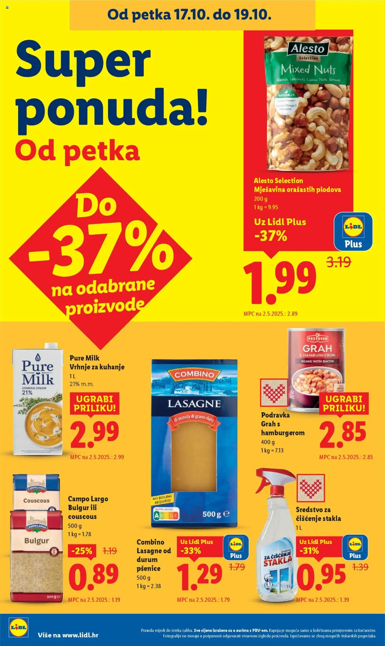 Lidl katalog | vrijedi od 13.10.2025 | Stranica: 78 | Proizvodi: Lasagne, Grah, Podravka, Bulgur