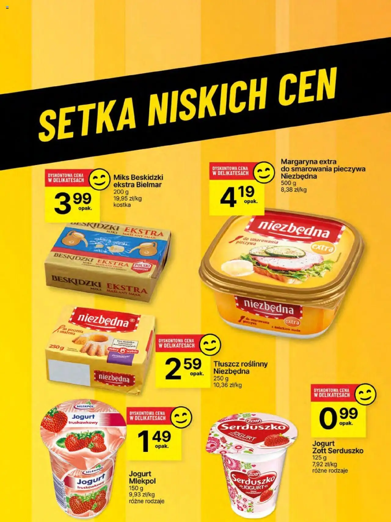 Delikatesy Centrum Gazetka od 19.06.2025 | Strona: 49 | Produkty: Margaryna, Jogurt