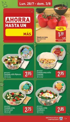 Aldi folleto Península │ válido desde el 28.07.2025 | Página: 5 | Productos: Ensalada