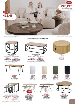 Pogląd oferty "Bodzio Katalog" - ważna od 01.01.2026 | Strona: 97 | Produkty: Stolik kawowy, Stół