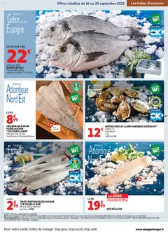  | Page: 27 | Produits: Dos d'églefin, Huîtres fines, Dorade royale, Huîtres