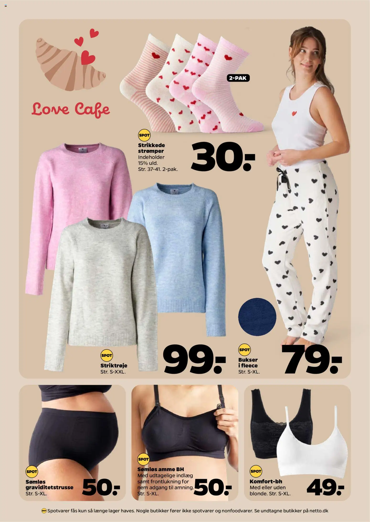 Netto tilbudsavis – gyldig fra 17.01.2026 | Side: 31 | Produkter: Sweater, Bukser, BH, Strømper