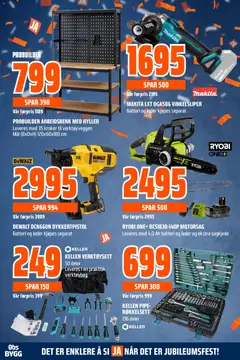 Forhåndsvisning av Obs Bygg - Kundeavis gyldig fra 01.03.2026 | Side: 3 | Produkter: Motorsag, Dartpilar, Batteri