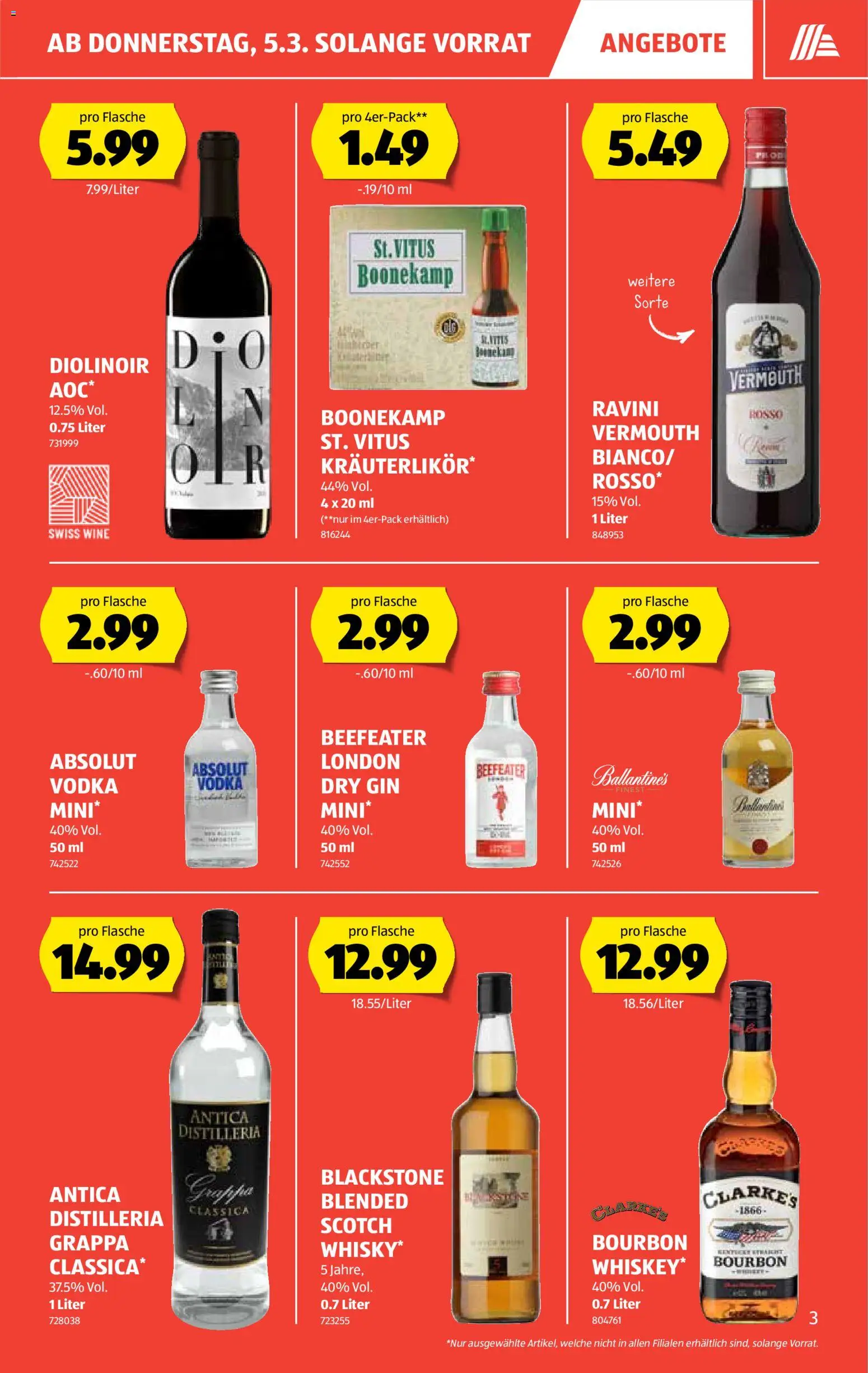 Aldi Aktionen – gültig ab 05.03.2026 | Seite: 4 | Produkte: Bourbon, Gin