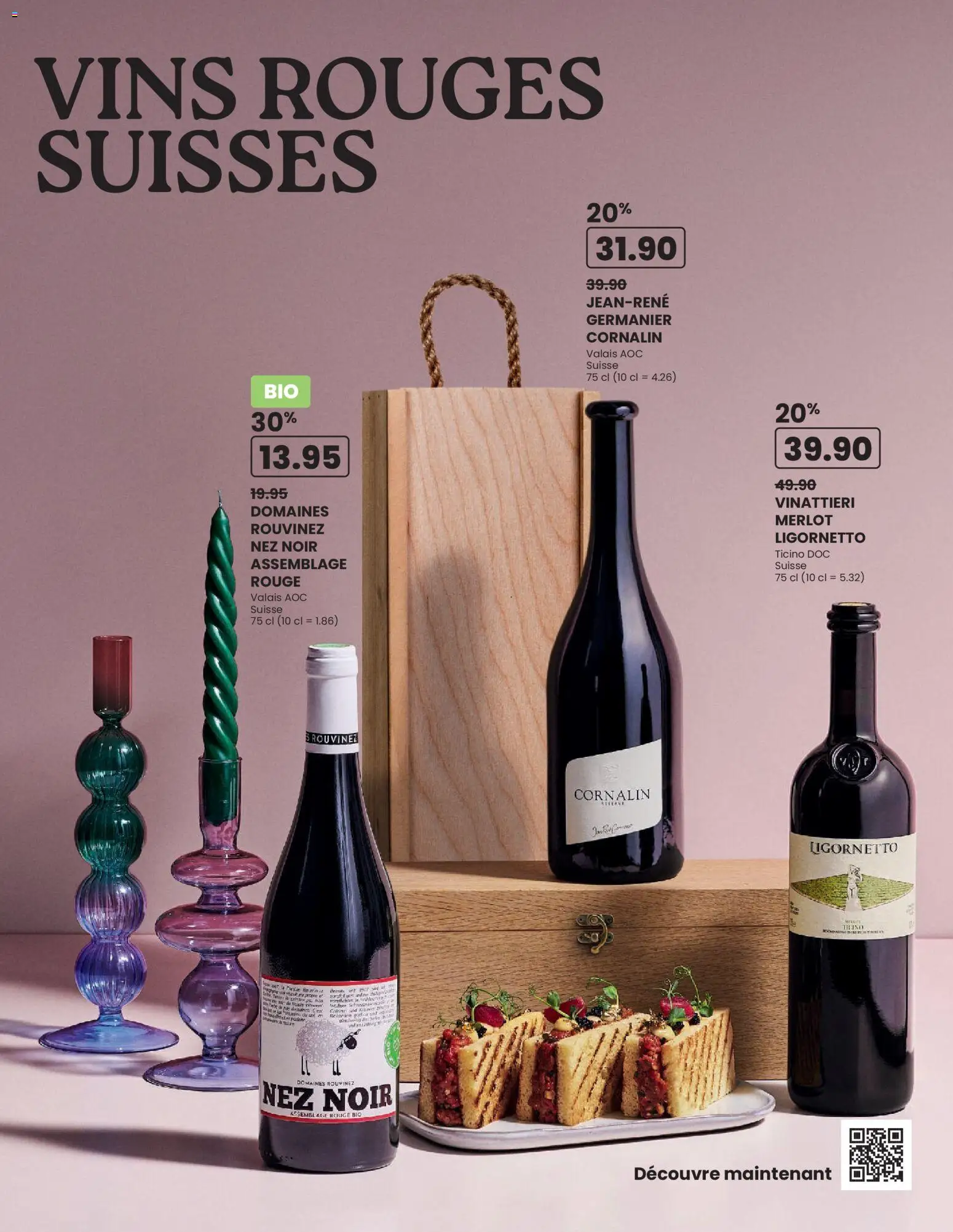 Manor aktionen Wine FR – gültig ab 12.04.2026 | Seite: 18 | Produkte: Merlot, Rouge