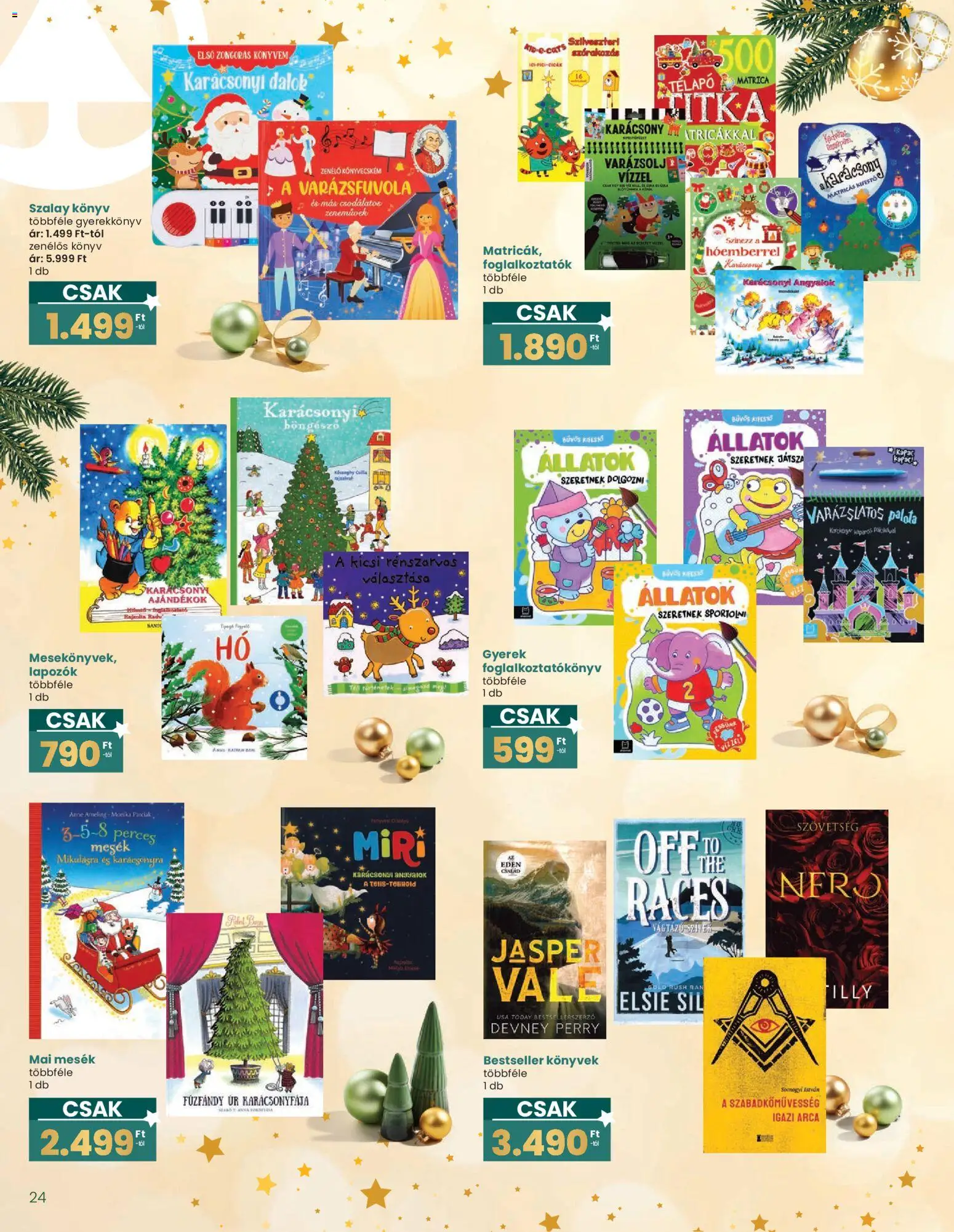 Interspar akciós ujság - amely érvényes a következő dátumtól: 20.12.2025 | Oldal: 24 | Termékek: Könyvek
