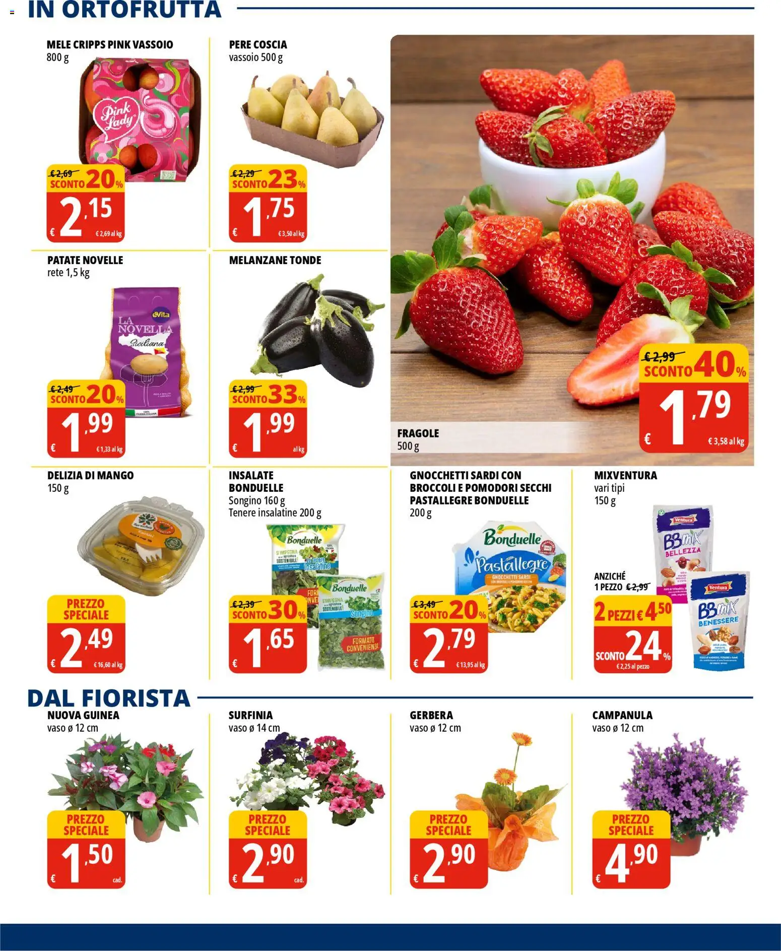 Volantino Tigros del 22.04.2026 | Pagina: 9 | Prodotti: Mango, Vassoio, Gnocchetti, Vaso