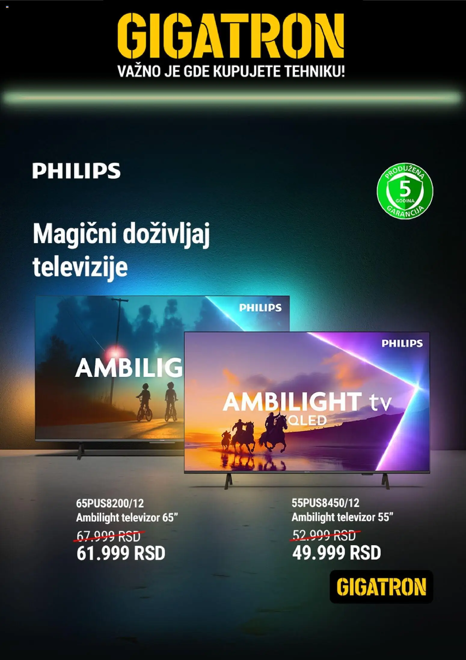 Gigatron katalog - važi od 01.01.2026 | Strana: 1 | Proizvode: Televizor