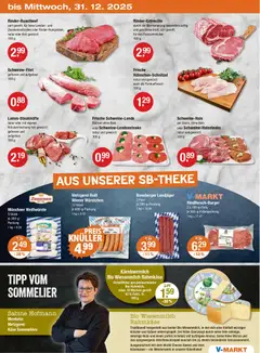 V-Markt - Hallertau / Oberpfalz ab 27.12.2025 gültig | Seite: 3 | Produkte: Wiener wurstchen, Käse, Schweinefilet