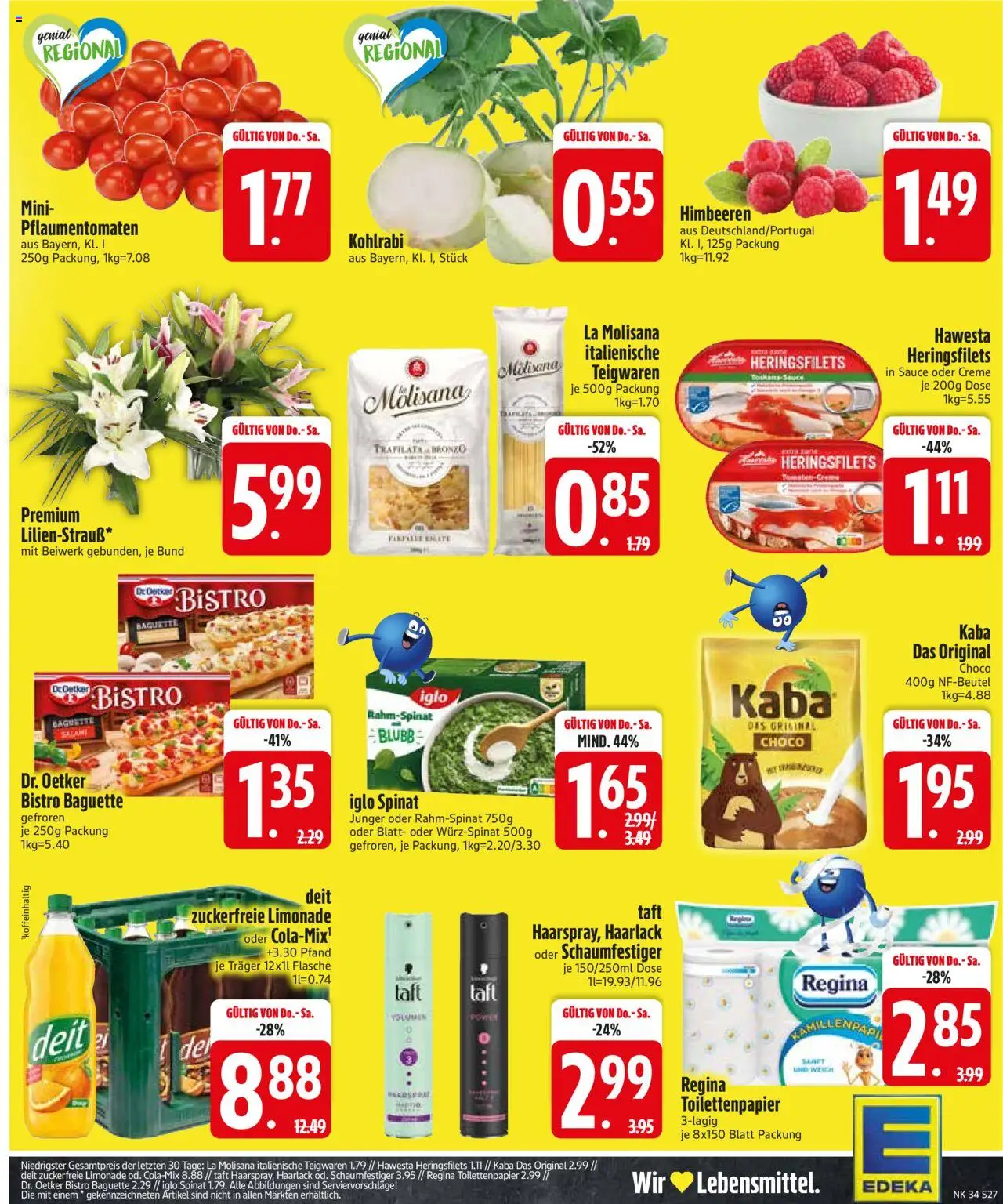  | Pagina: 29 | Producten: Salami, Baguette, La, Crème