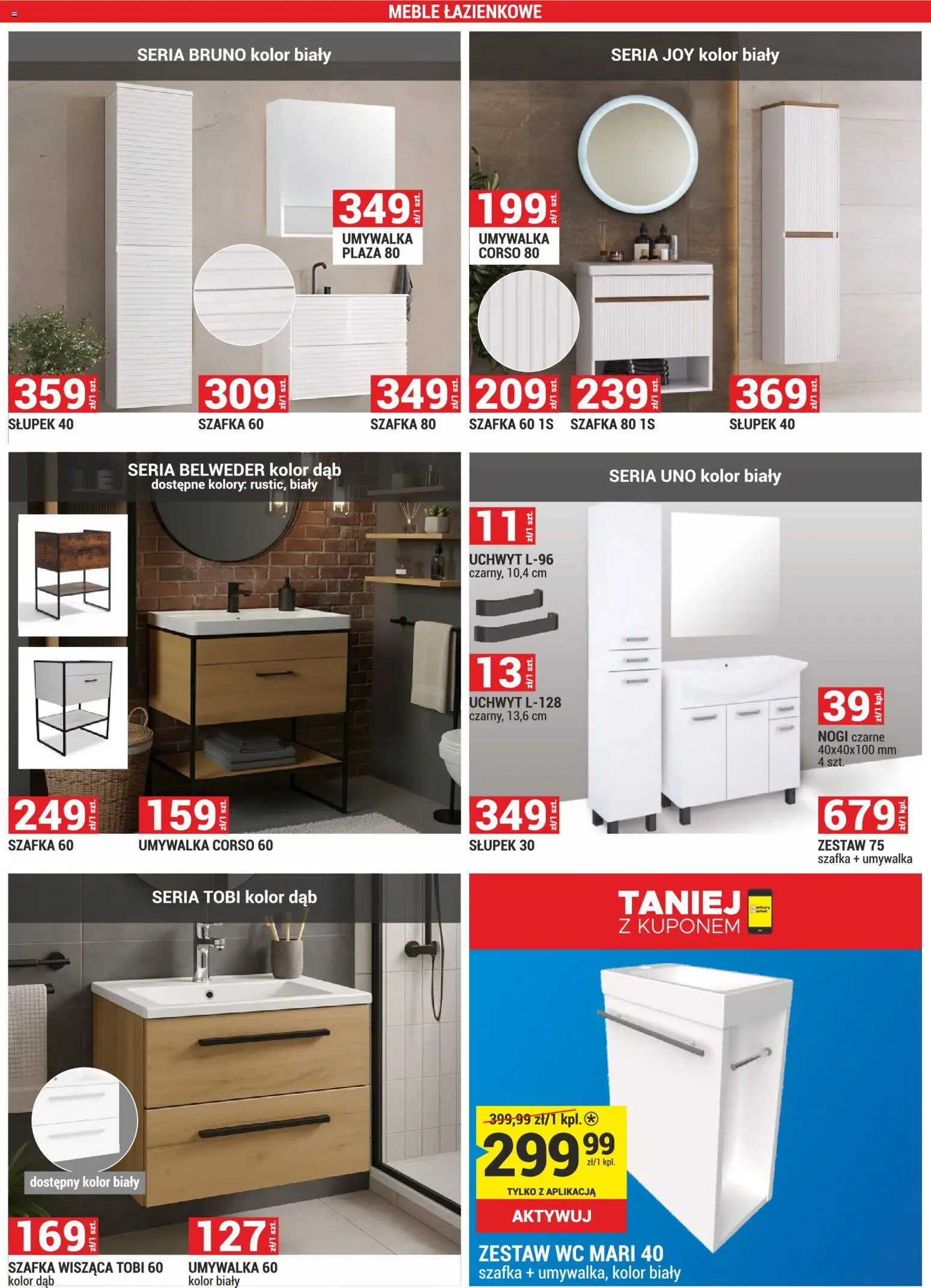 Merkury Market Gazetka od 01.12.2025 | Strona: 50 | Produkty: Umywalka