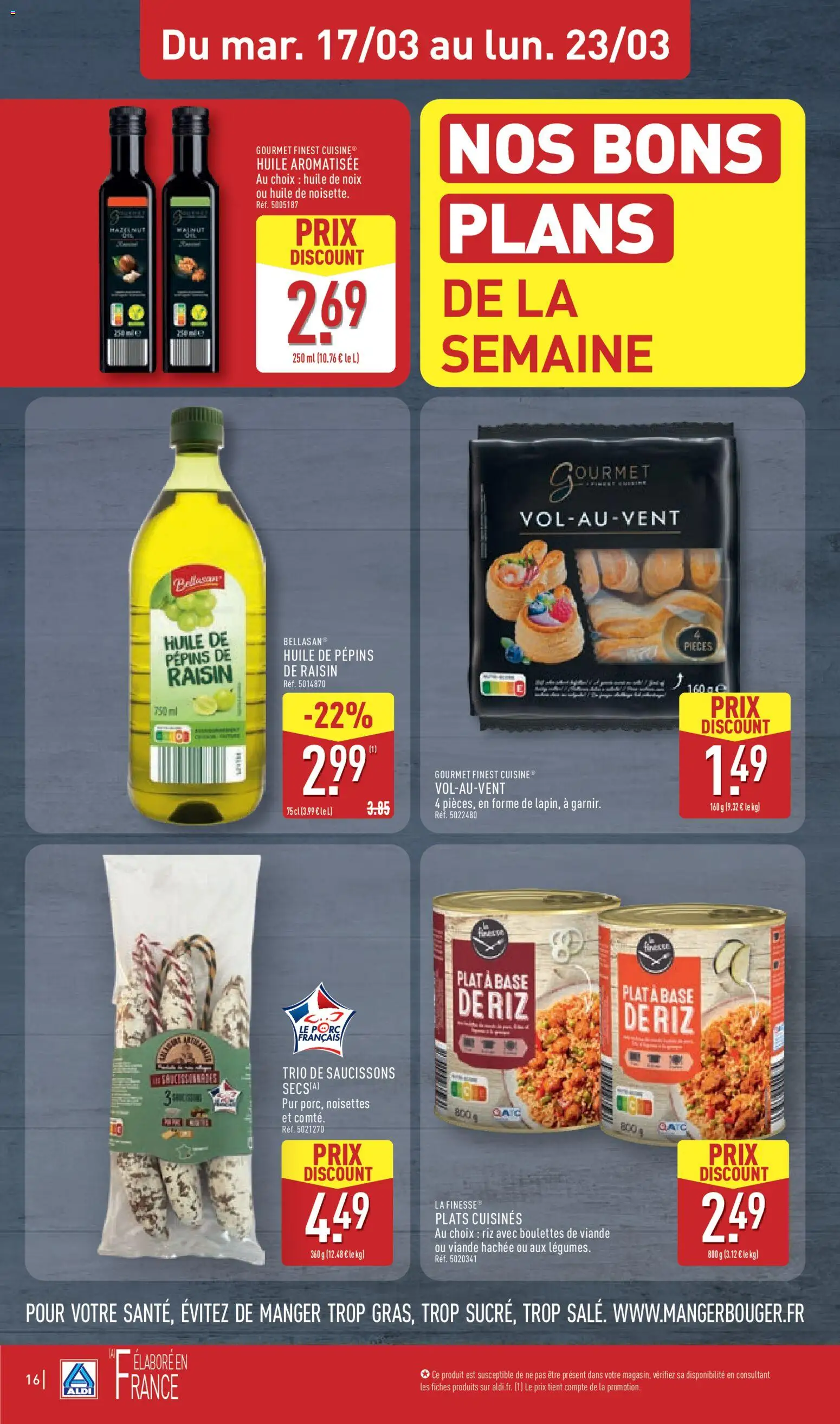 {H1} | Page: 18 | Produits: Viande hachée, Porc, Riz, Noix
