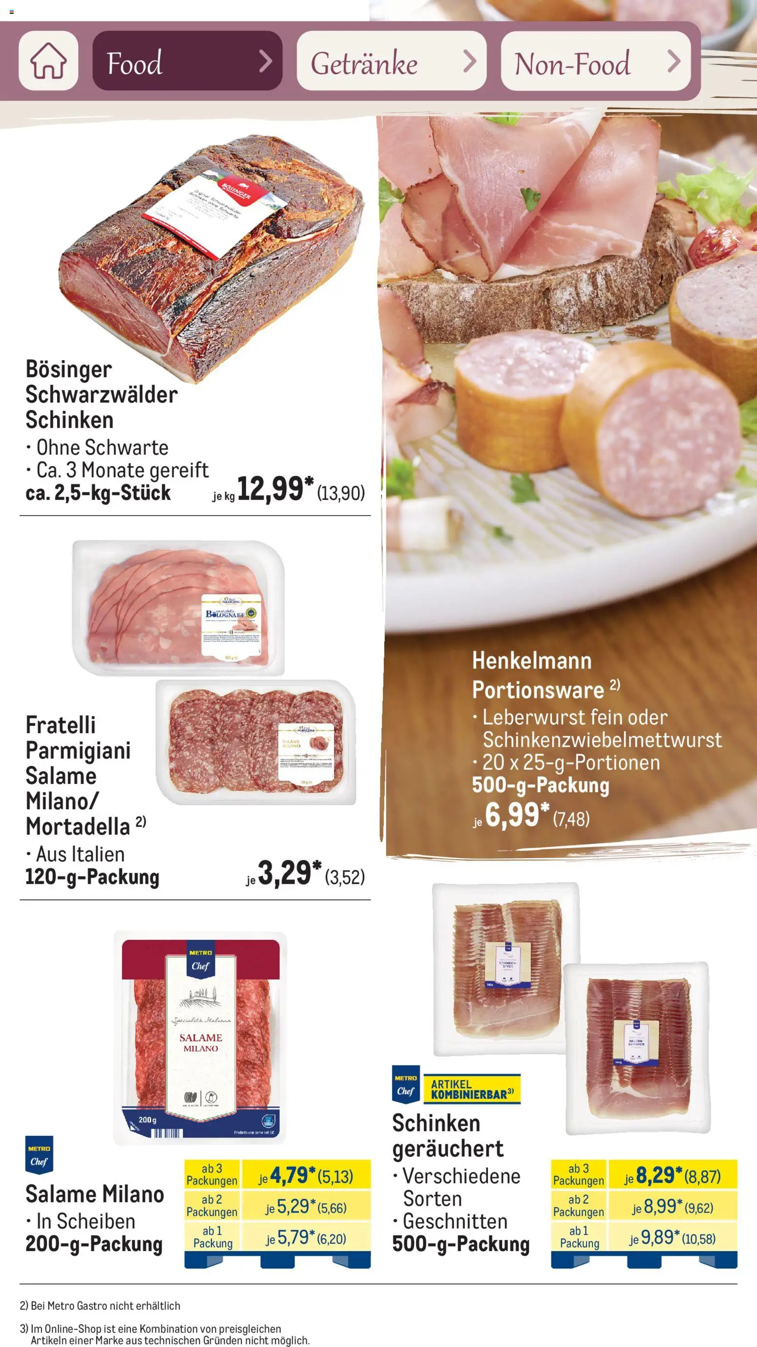 Metro Saisonkatalog Frühlingsgenuss – gültig ab 01.03.2026 | Seite: 11 | Produkte: Schinken
