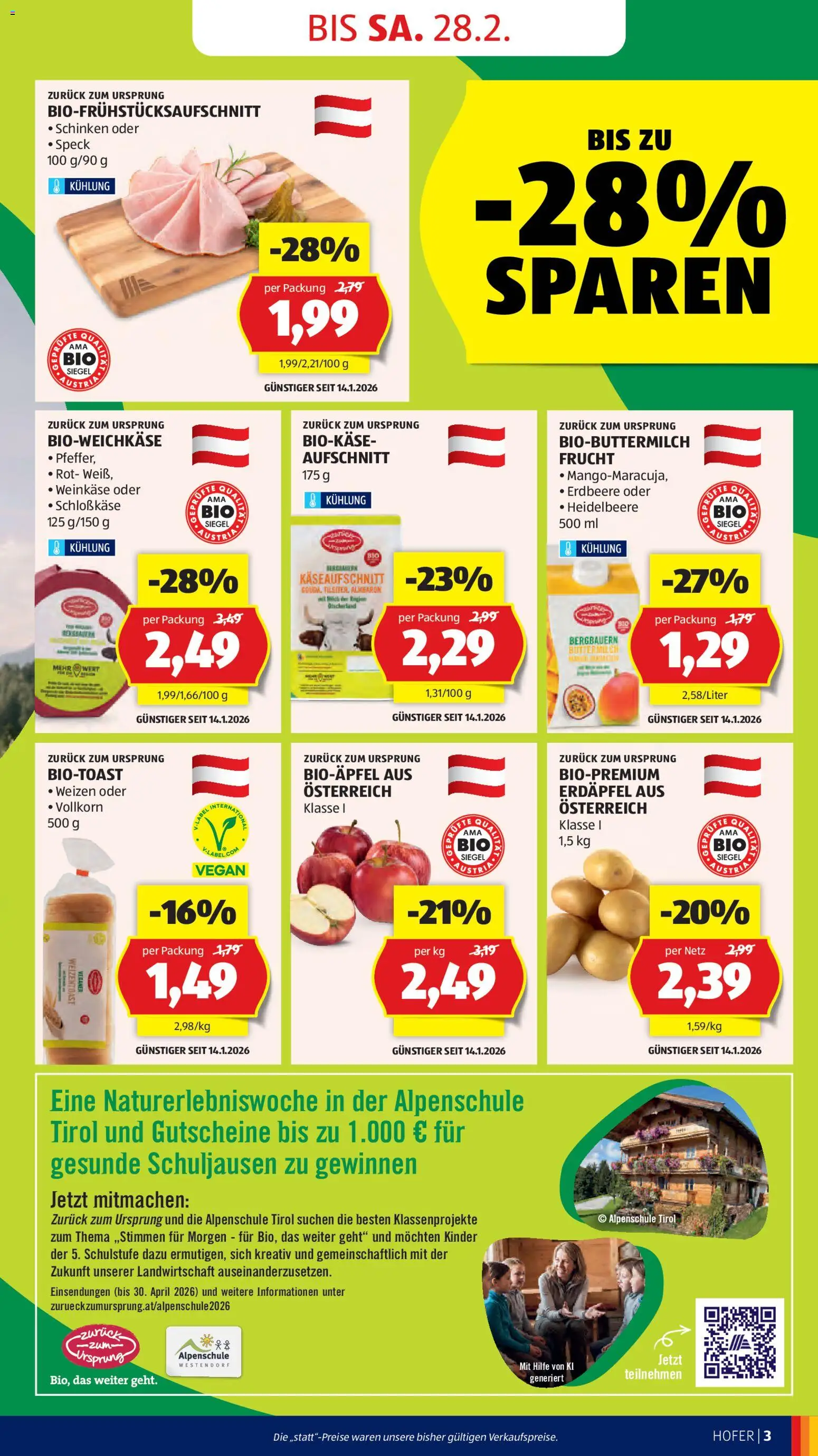 Hofer Flugblatt gültig ab 20.02.2026 | Seite: 5 | Produkte: Schinken