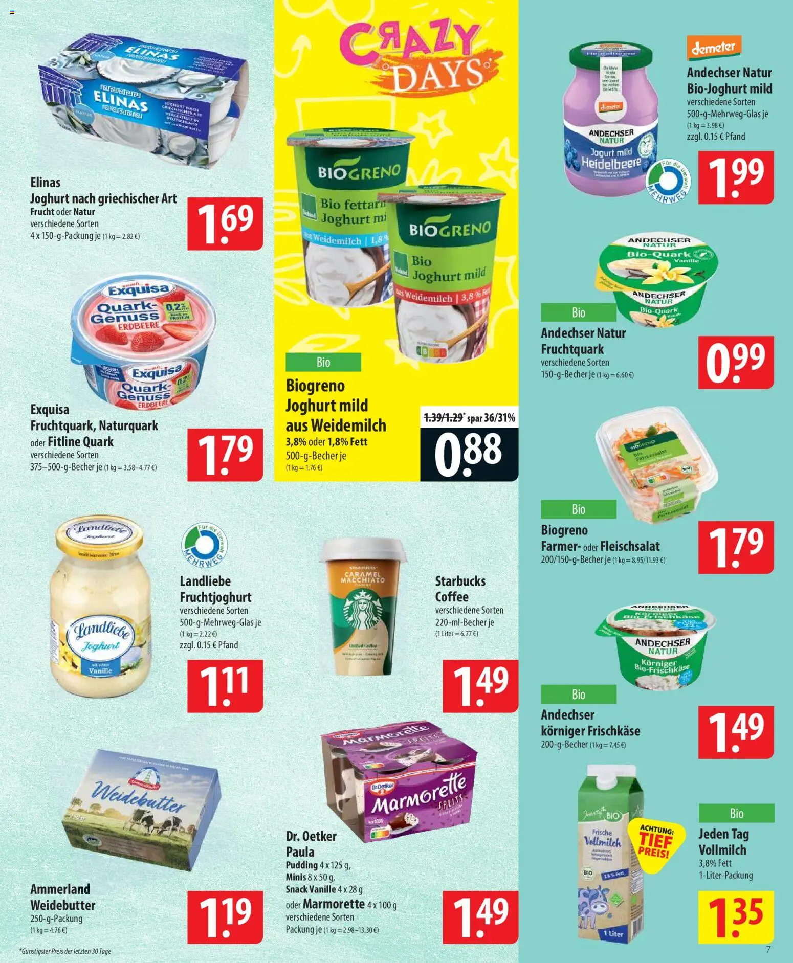 Famila Prospekt 	 – gültig ab 02.03.2026 | Seite: 7 | Produkte: Quark, Joghurt, Fruchtjoghurt, Exquisa