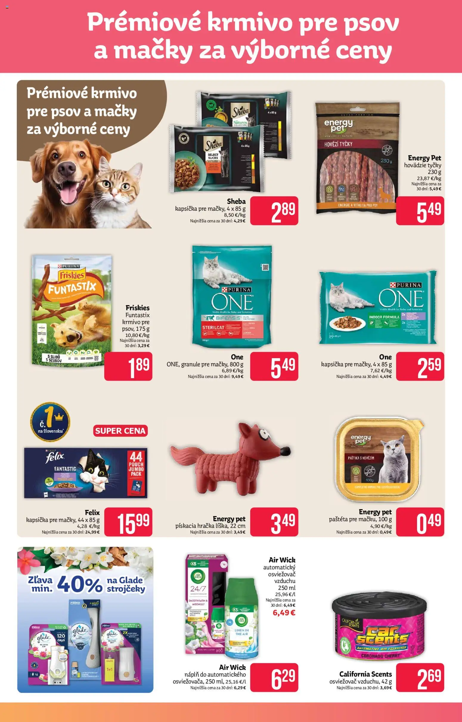 Nové Teta drogerie akcie – leták je platný od 02.03.2026 | Strana: 13 | Produkty: Osviežovač vzduchu, Felix, Friskies